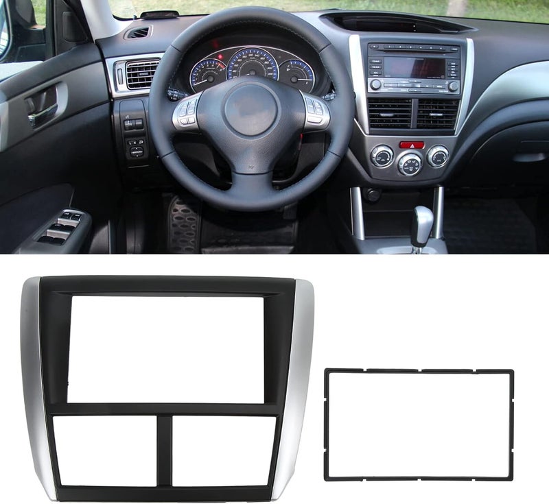 Fydun Car Dash audio Fascia Fydun 2DIN DVD Panel Frame Navigation Trim Dashboard audio Frame Replacement for Subaru Forester Impreza - Image 4