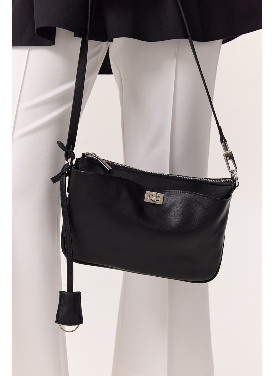 Manuka Arte Mini Baguette Bag Black  - Image 1