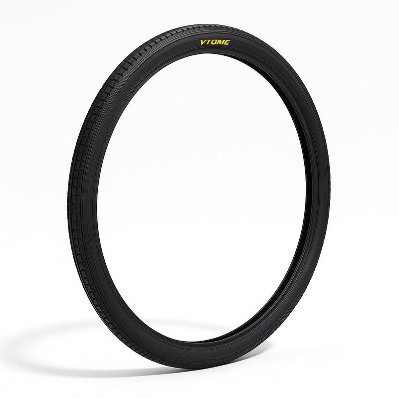 V-Tovic Tires 26 Inch Bicycle Tire – 37-590 (26x1 3/8) Premium Road & Hybrid Bike Tire, Durable Rubber Compound, Strong Sidewall Protection, Anti-Slip Grooved Tread, Ideal for Commuting & Long Rides - Image 1