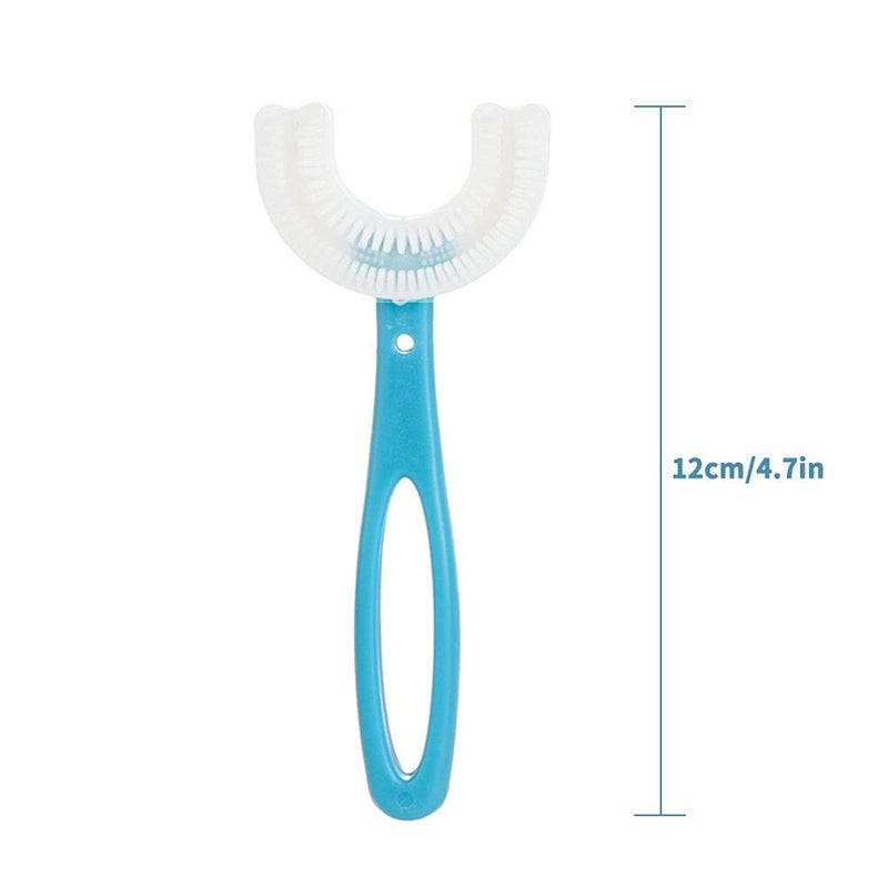 MARMIX U Shaped Toothbrush for Kids Manual Whitening Toothbrush Silicone Brush Head for Kids Children Infant Toothbrush For 6-12 Years Mouth-Cleaning (Multicolor, 1 Pcs) - Image 4