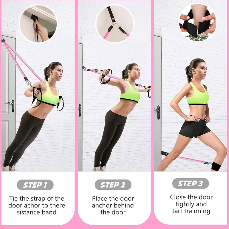 Bbtops Pilates Bar Kit with Resistance Bands,Pilates Bar with Stackable Bands Workout Equipment for Legs,Hip,Waist and Arm,Exercise Fitness Equipment for Women & Men Home Gym Yoga Pilates - Image 5