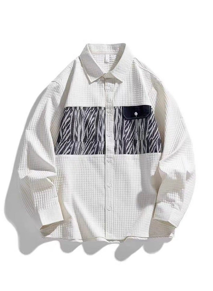 LEE Comfortable And Casual Design With Patchwork Shirt Jacket  - Image 1