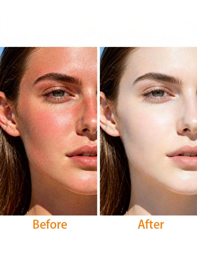 السيدة لارا Sun Stick- SPF 50 PA ، عصا توهج واقية من الشمس فائقة الترطيب ، للوجه والجسم مع لمسة نهائية مشرقة وندية وحماية طويلة الأمد من الأشعة فوق البنفسجية ، وحماية من الشمس غير مرئية - Image 4