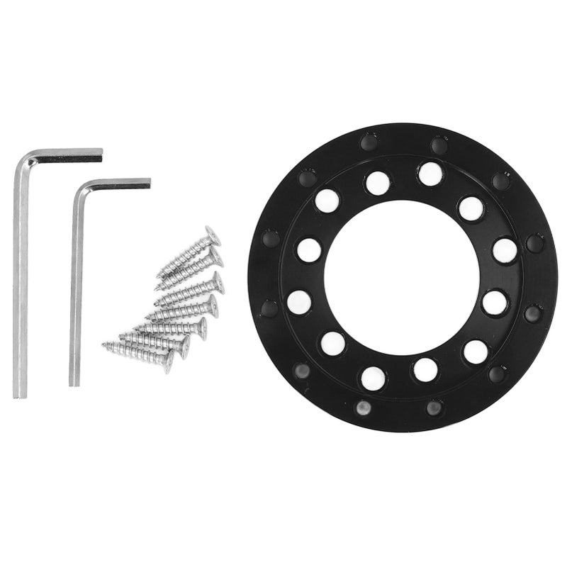 Alloy Steering Wheel Adapter Plate Black Replacement Accessories Car Gaming Steering Wheel Adapter for Logitech G25 G27 70MM - Image 1