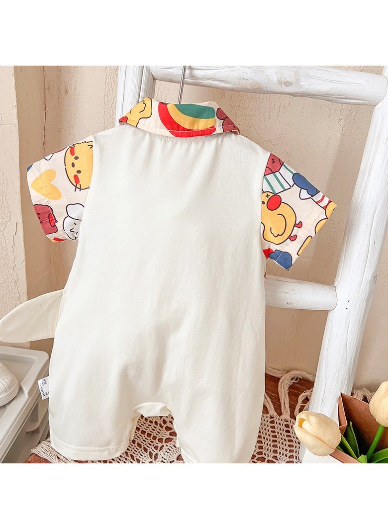 Baby Boy Romper – Soft Cotton Newborn Bodysuit with Snap Closure, One-Piece Outfit for Infants, Baby Gift Set – 73cm - Image 2