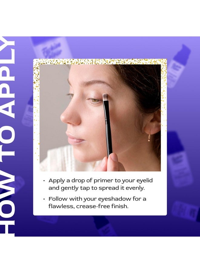 Fashion Colour Platinum Eyeshadow Base Makeup Before Sticky & Fix | Studio Finish Hd Eye Base | Weightless Primer For Eyes, Increase Eyeshadow Stay Time | Primer For Eyelids | Shade- Transparent, 12Ml - Image 5
