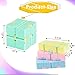 IGINOA Infinity Cube Toy 4 Pack Puzzle Cube for Kids Adult Stress Anxiety Relief Magic Puzzle Flip for ADHD Finger Cube Preschool and Office Desk Gadget Gift for Time - Image 3