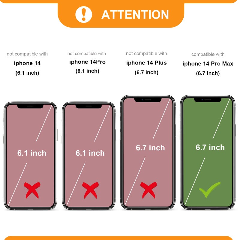 Bocasal Detachable Wallet Case for iPhone 14 Pro Max RFID Blocking Card Slots Holder Premium PU Leather Magnetic Kickstand Shockproof Wrist Strap Removable Flip Protective Cover 5G 6.7 inch (Brown) - Image 2