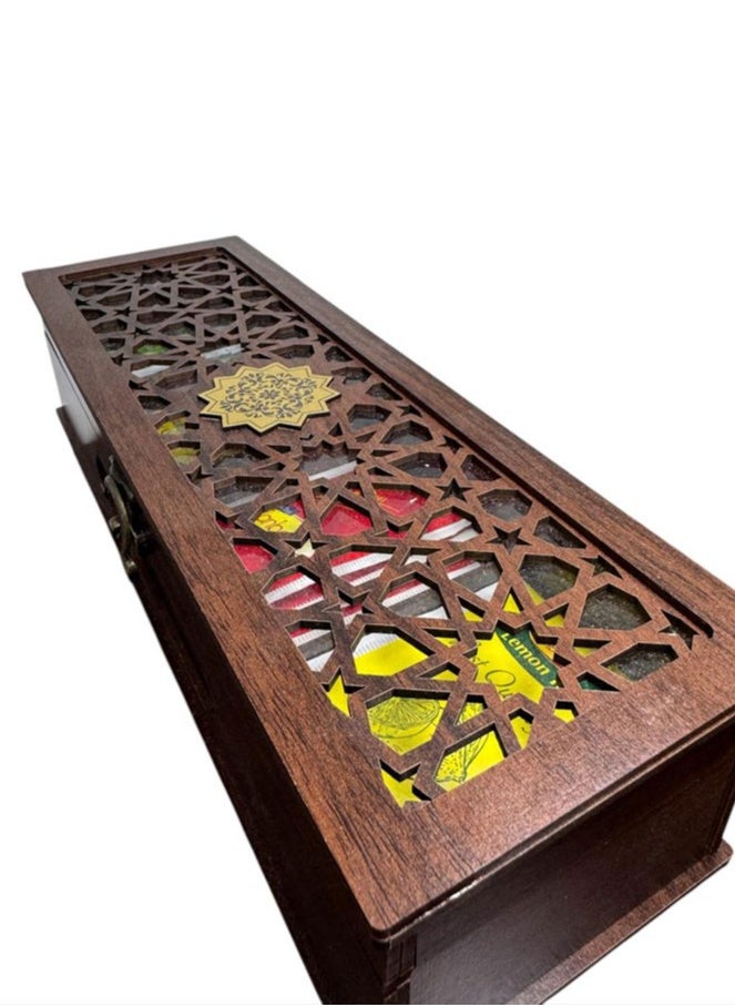 ZANBAGH Mix Tea Gift Box, Includes 32 Zanbagh Tea Bags, 8 of each flavor  - Image 2