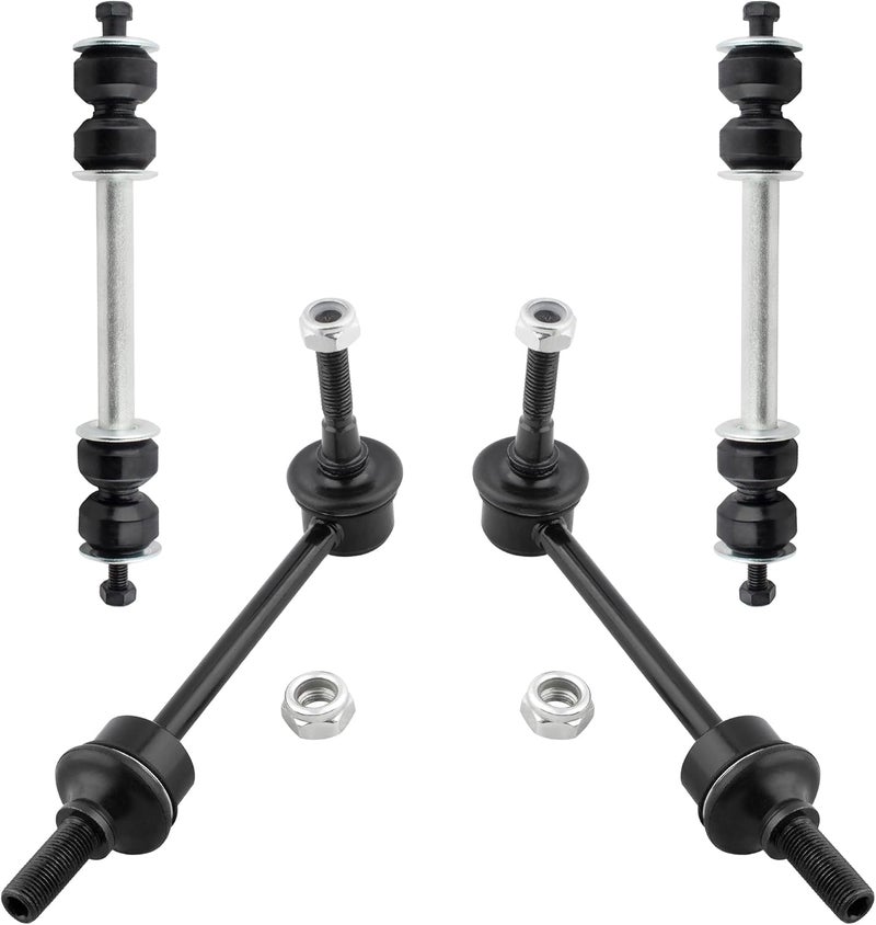 YMAUGP 4pcs Front and Rear Sway Bar End Link Set for Ford Crown Victoria, Lincoln Town Car, Mercury Grand Marquis (1998-2002) - Image 1
