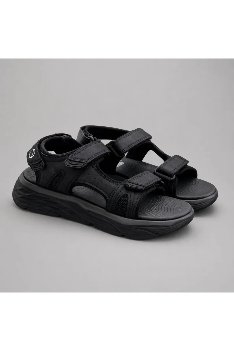 Feet First Men’s Sports Sandals with Adjustable Velcro Straps – Lightweight Comfort Outdoor Walking Sandals