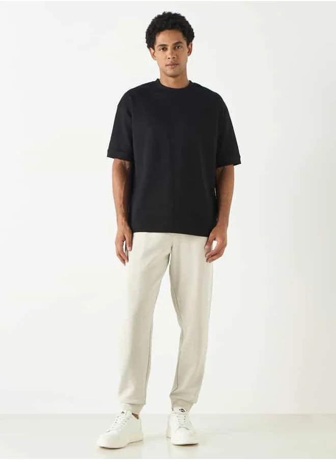 كابا Kappa Logo Detail Joggers with Pockets and Drawstring Closure
