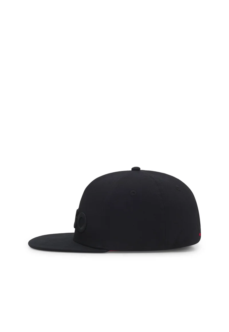 HUGO Stretch-cotton cap with embroidered logo