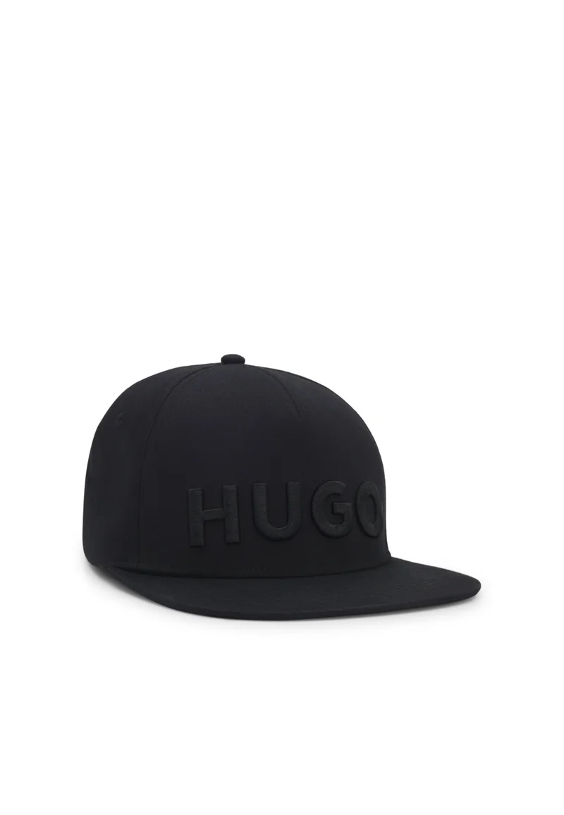 HUGO Stretch-cotton cap with embroidered logo