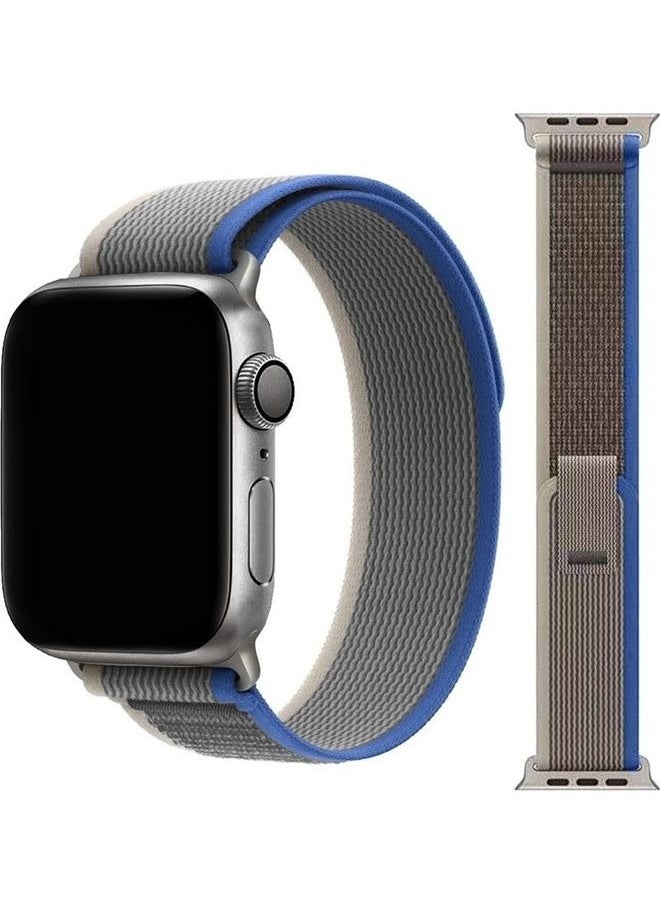 Generic - 2Pack for Apple Watch Trail Band 49mm 45mm 44mm 42mm Nylon Woven Sport Strap for iWatch Series Ultra/8/7/SE/6/5/4/3/2/1 - Image 1