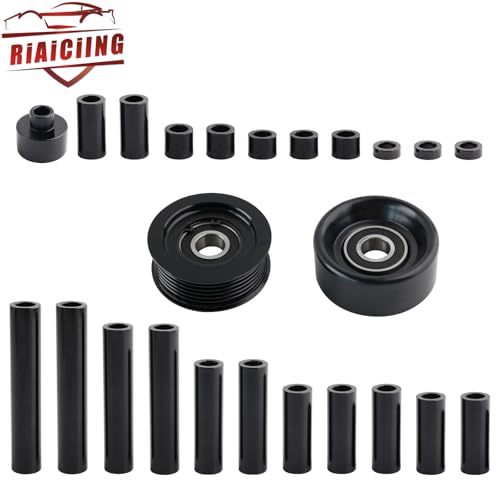 RiAiCiING طقم حامل ضاغط الهواء LS RiAiCiING لساندين 508 متوافق مع شيفروليه GM LSX LS1 LM7 LR4 LQ4 L59 LQ9 LM4 L33 L92 L76 LY2 LY5 LY6 LC9 LH8 LMG L98 L99 L96 LC8 شاحنة SUV - Image 5