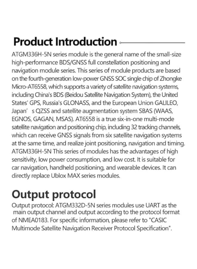 Arabest ATGM336H GPS+BDS Dual-Mode Module Flight Control Satellite Positioning Navigator Replacement NEO-M8N NEO-6M for Arduino 2pcs  - Image 5