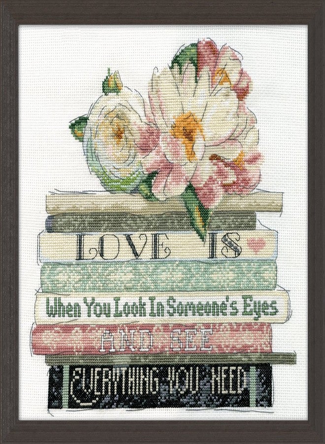 DesignWorks Ink Design Works Love is Counted Cross Stitch Kit