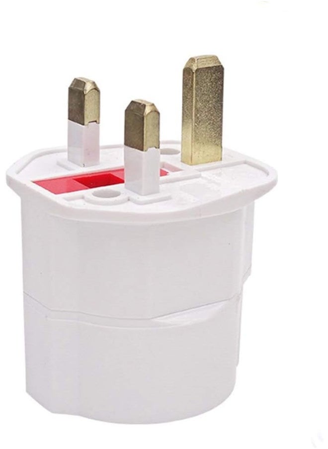 Royal Apex Royal Apex EU to UK Plugs Adapter, British Plug to EU Schuko Female Plugs Power Converter, 2 Pin Socket EU to UK Travel Adapter, 13A 250V BS1362 FUSED  - Image 4