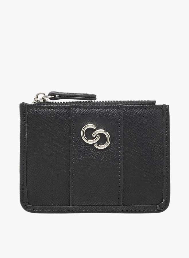 Celeste Solid Wallet with Zip Closure