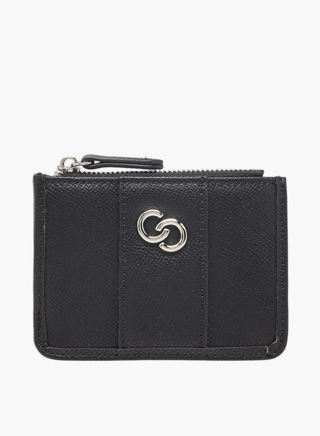 Celeste Solid Wallet with Zip Closure  - Image 1