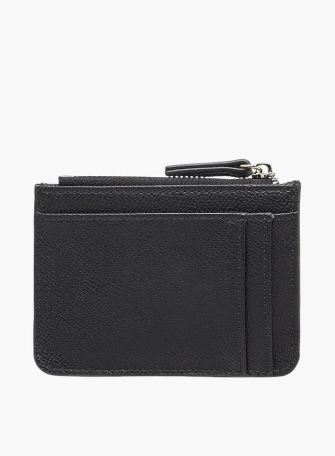 Celeste Solid Wallet with Zip Closure