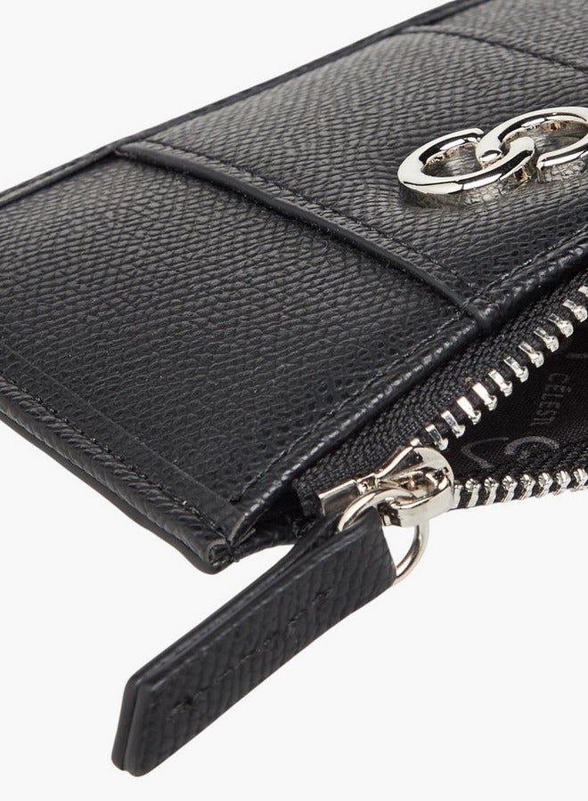 Celeste Solid Wallet with Zip Closure  - Image 4