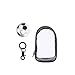 Yushen Clear Figure Display Bag with Keychain for Mystery Box Mini Figures Doll Carrying Display Case Keychain Pouch for Collectibles Black Cabin - Image 3