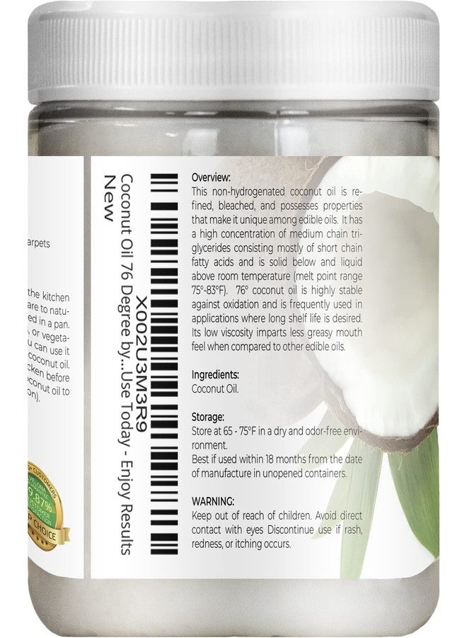velona Coconut Oil 76 Degree 8 fl oz | 100% Pure and Natural Carrier Oil | in jar | Refined, Cold pressed | Skin, Face, Body, Hair Care | Use Today - Enjoy Results - Image 4