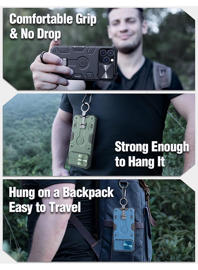 Nillkin Camshield Armor Pro Series Cover Case Designed For Iphone 14 Pro Black - Image 5