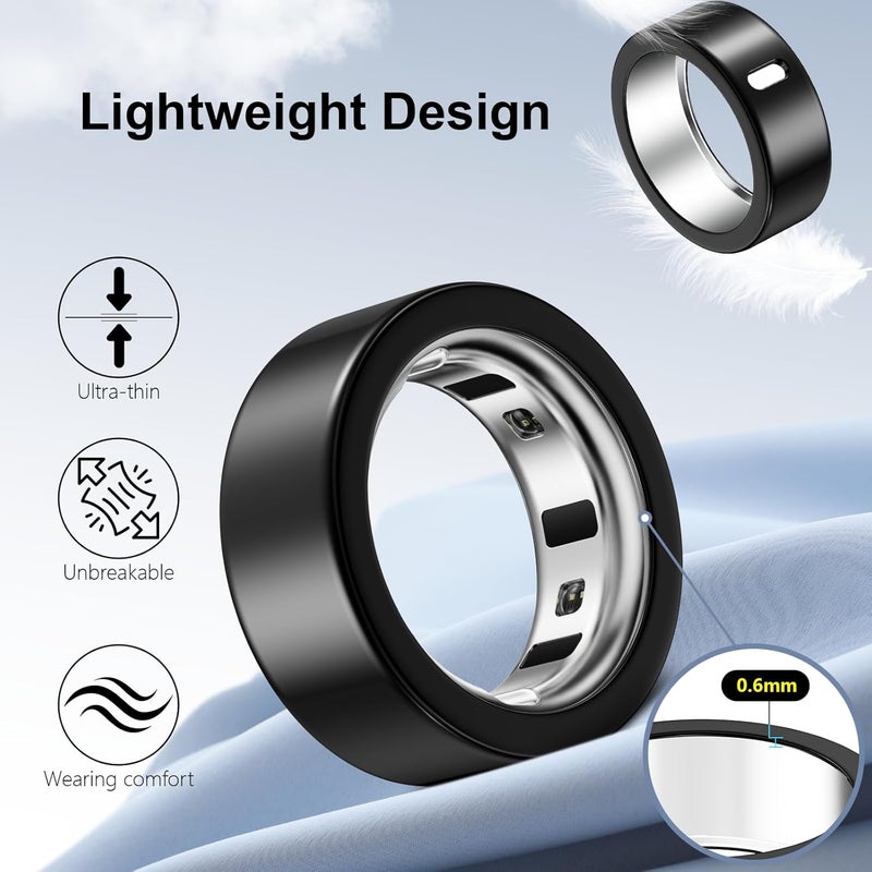 Hexasider 5 Pack Ring Cover Compatible with Oura Ring Gen 4/Oura Ring Gen 3 Horizon/Heritage, Elastic TPU Case for Oura Ring Protector Accessories for Oura Size 7 - Image 5