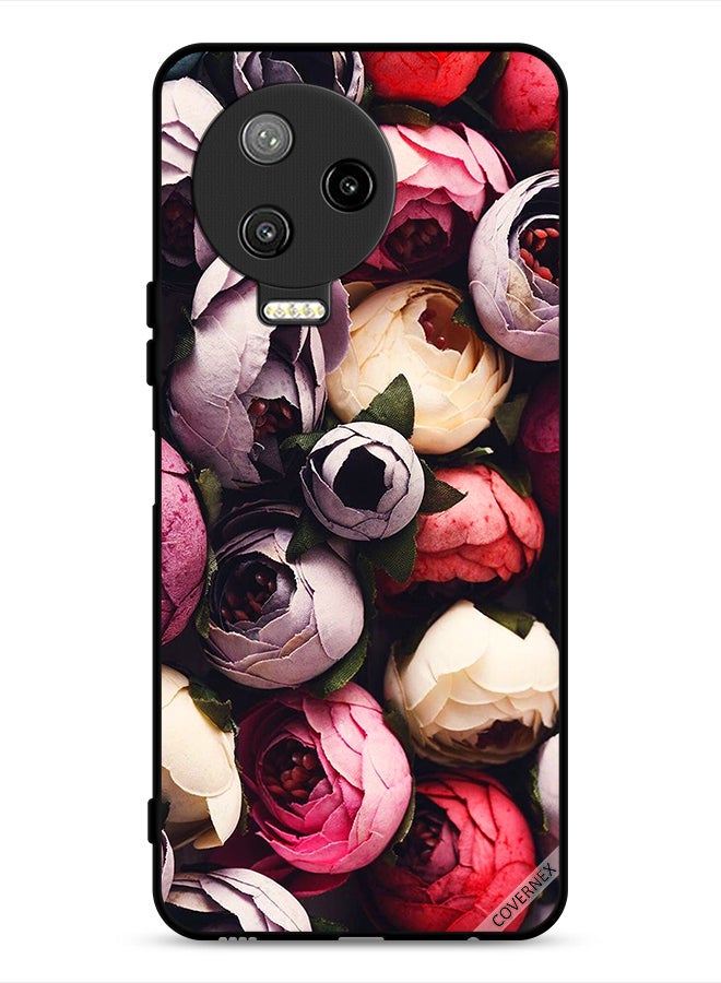 Covernex Infinix Note 12 Pro 4G Protective Case Cover Dark Cone Roses - Image 1