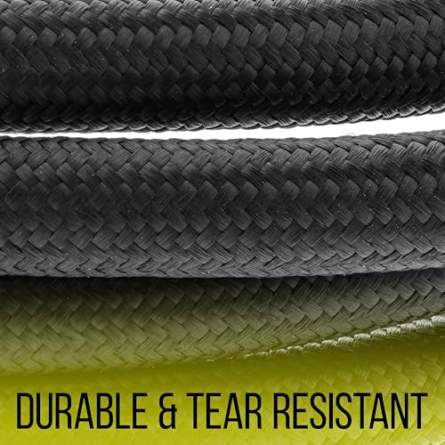Master Airbrush 6 Foot Braided Airbrush Hose - Paasche 1/4” NPT & 1/4" BSP Air Brush Hose Adapter Fitting Connectors for Regulator Compressor - Image 3