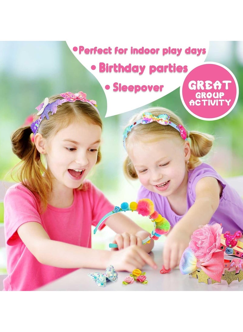 NNEWVANTE طقم صنع الأساور للفتيات، طقم صنع الأساور، هدايا ألعاب للفتيات من 3-12 سنة، ألعاب عمر 6-8، مجموعات الفنون والحرف، هدايا عيد الميلاد DIY - 49 قطعة - Image 2