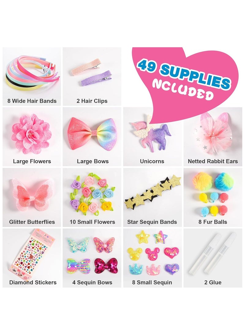 NNEWVANTE طقم صنع الأساور للفتيات، طقم صنع الأساور، هدايا ألعاب للفتيات من 3-12 سنة، ألعاب عمر 6-8، مجموعات الفنون والحرف، هدايا عيد الميلاد DIY - 49 قطعة - Image 4