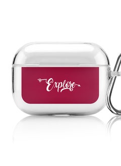 Stylizedd Classic Clear printed Case for Apple AirPods Pro 2nd Generation Thin Transparent Cover [Designed for Apple AirPods Pro 2nd Generation] - Explore  - Image 1