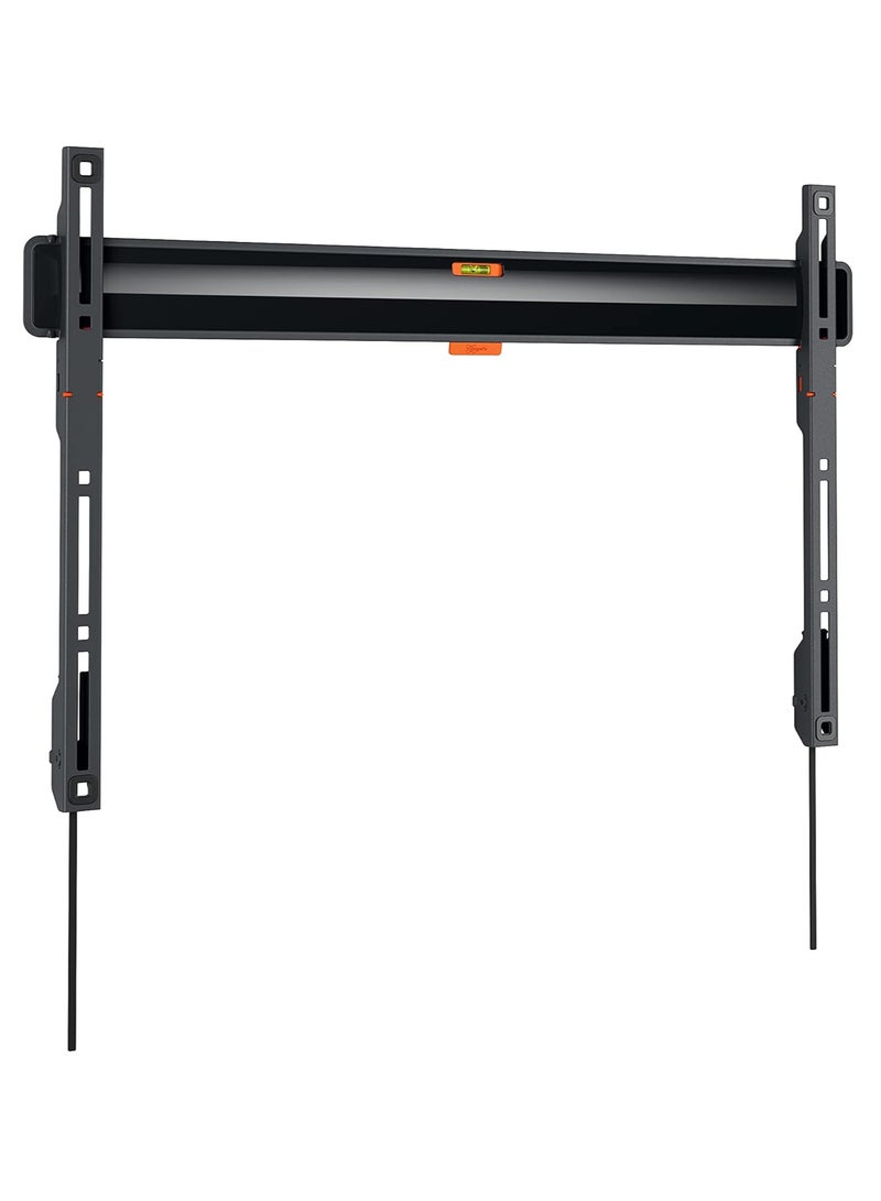 Vogel's TVM 3605 Fixed Flat TV Wall Mount Bracket for 40-100 Inch TVs, Holds Maximum 75 kg TVs, Maximum VESA 600 x 400, Universal Compatibility, Distance from The Wall Only 2.2 cm