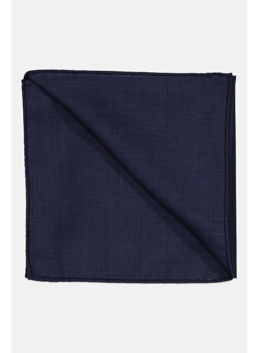 EMPORIO ARMANI Men Solid Handkerchief 31 x 31 cm, Navy  - Image 2