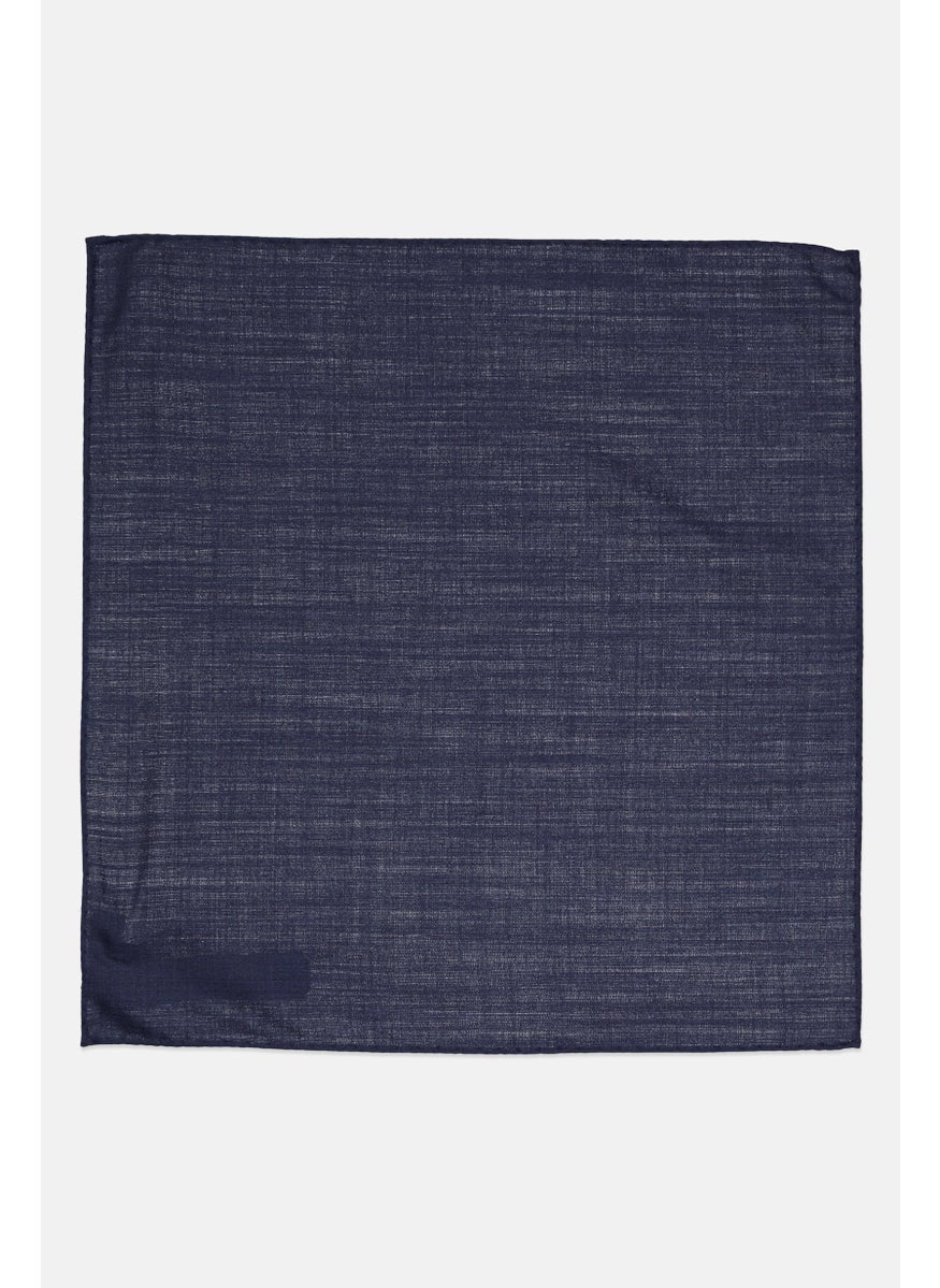 EMPORIO ARMANI Men Solid Handkerchief 31 x 31 cm, Navy  - Image 3