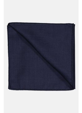 EMPORIO ARMANI Men Solid Handkerchief 31 x 31 cm, Navy  - Image 2