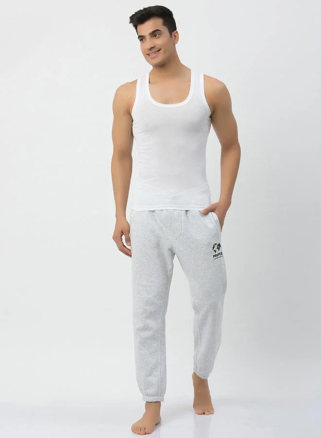 John Players John Player Pack of 2 - Solid Scoop Neck Cotton Vest