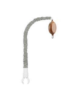 Hleeduo HLEEDUO 23 inches Crib Mobile arm with 12 Lullabies Music Box Mobile Motor, Mobile Holder for Crib (Grey Crib Mobile arm with Imitation Wood mobiles Music Box)  - Image 2