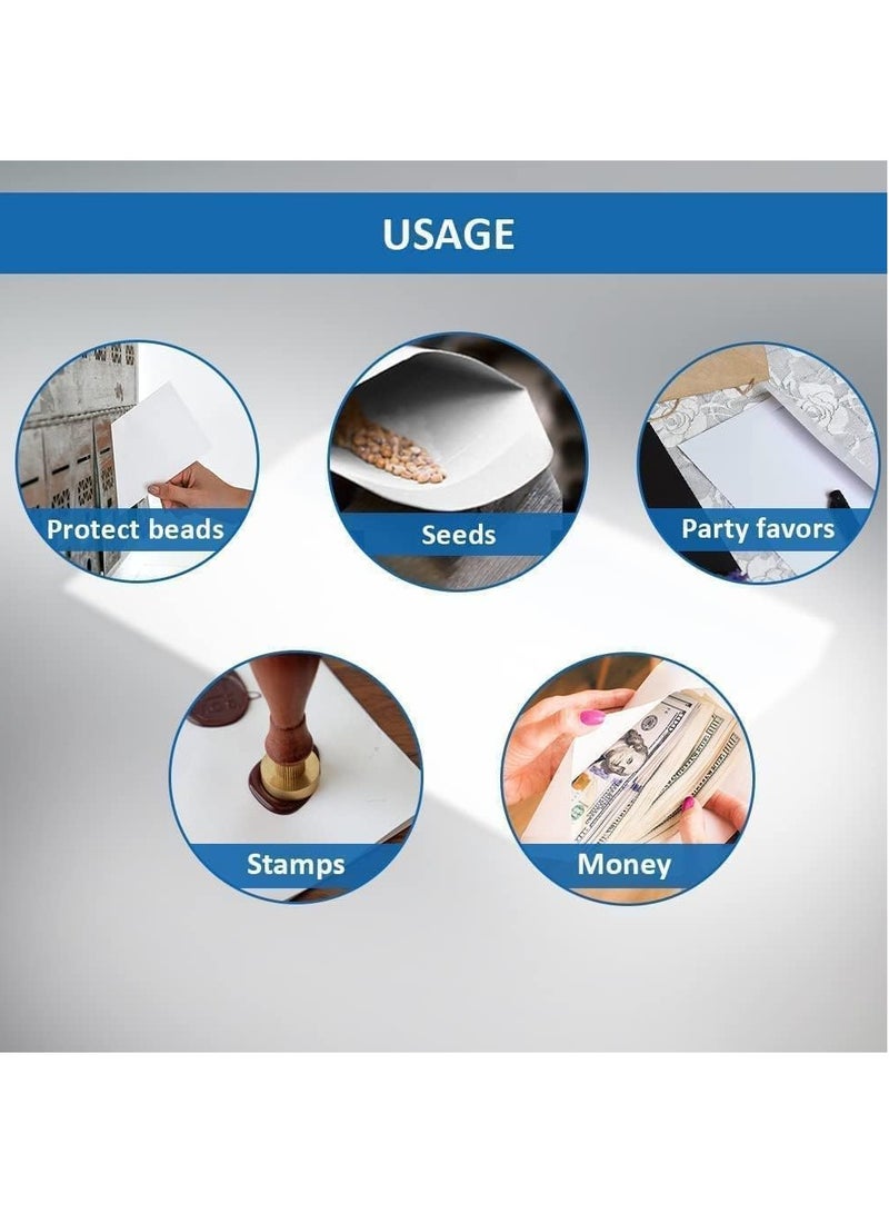 MARKQ [Pack of 500] White Envelopes, [4” x 9"] Peel & Seal Mailing Envelope [80gsm] for Posting Home Office and Ecommerce - Image 5