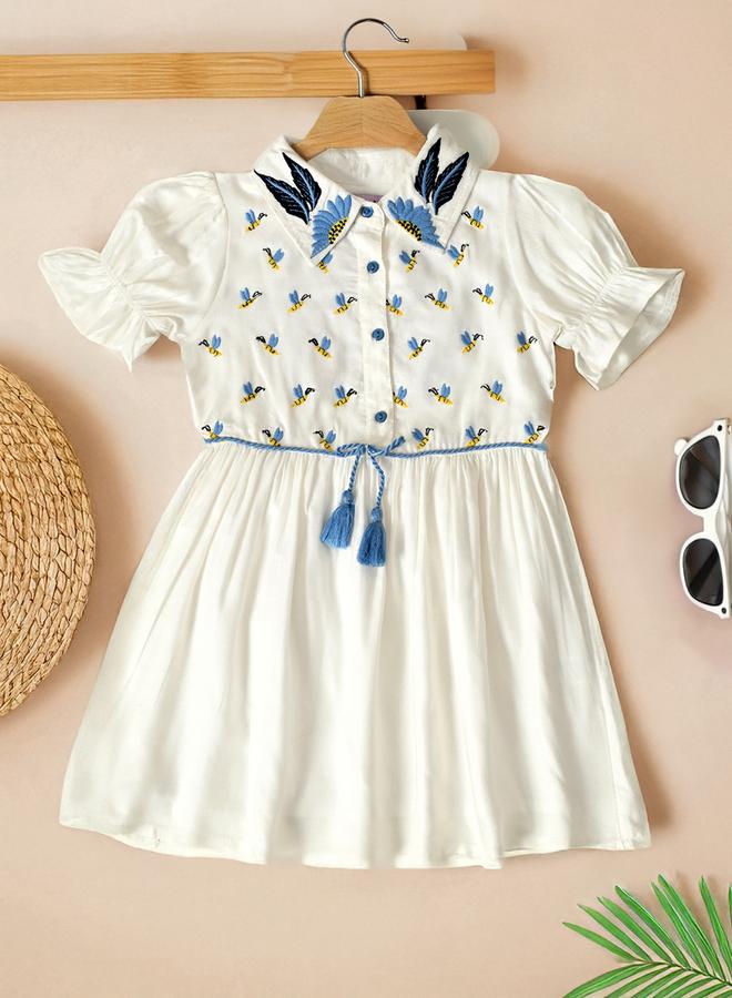 بيلا مودا فستان بيتر بان مطرز - Image 1