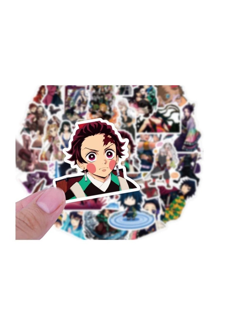 Y&D 50-Piece Laptop Anime Waterproof Stickers 60 x 90cm - Image 2