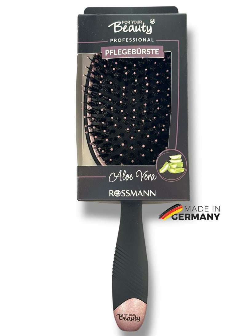 ROSSMANN German Brand, Professional Keratin Brush with Tourmaline, Antistatic Effect, Ergonomic Handle, Lightweight, for All Hair Lengths, Paddle Hair brush. - Image 1