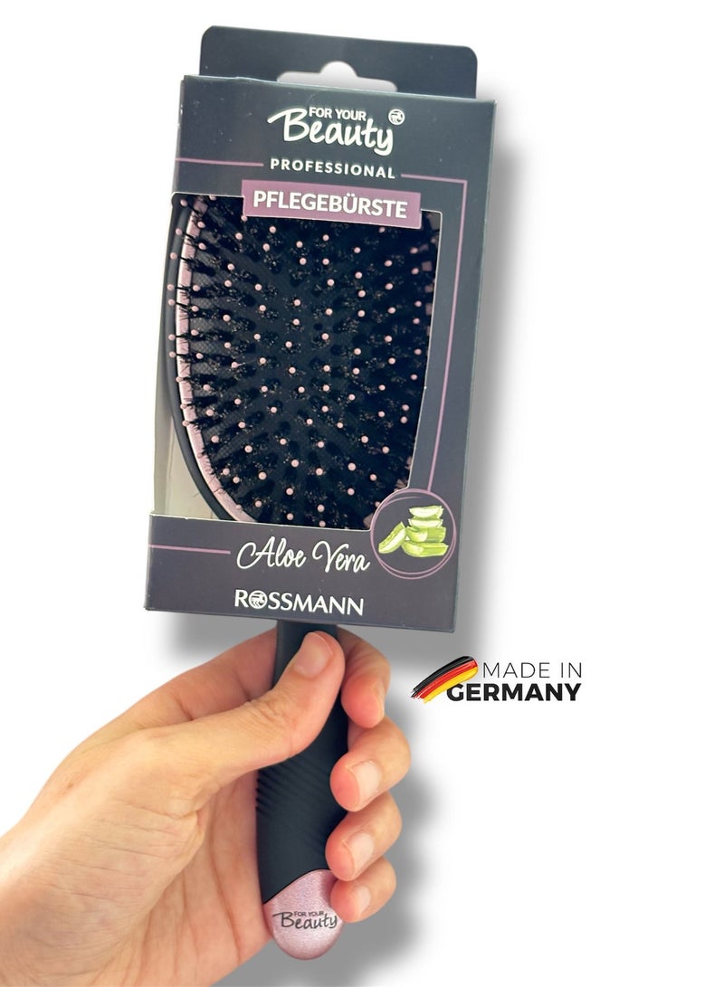 ROSSMANN German Brand, Professional Keratin Brush with Tourmaline, Antistatic Effect, Ergonomic Handle, Lightweight, for All Hair Lengths, Paddle Hair brush. - Image 3