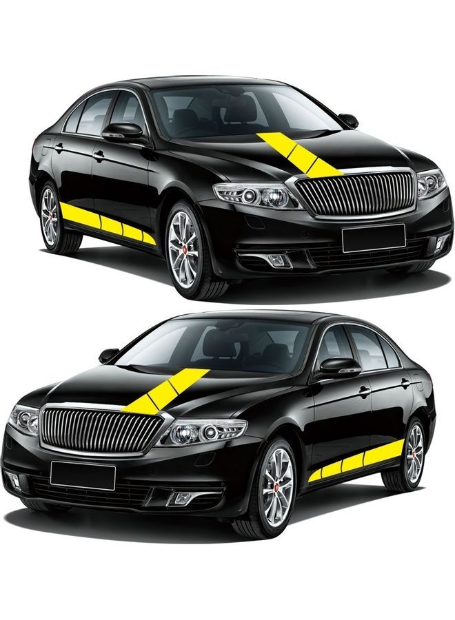 NIBEMINENT 3-Piece Car Hood Stripe Sticker - Image 4