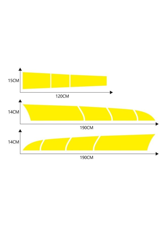 NIBEMINENT 3-Piece Car Hood Stripe Sticker - Image 5