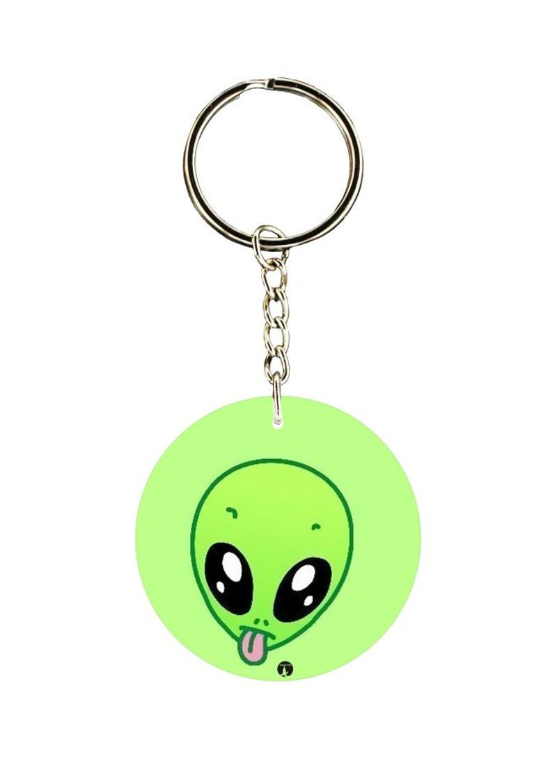 RKN Alien Printed Keychain